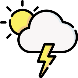 vereinzelte gewitter icon