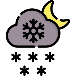 tormenta de nieve icono