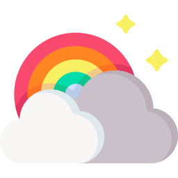 regenboog icoon