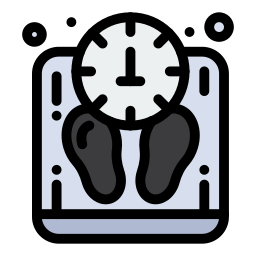 Weight scale icon