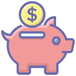 Piggy bank icon