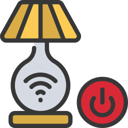 Desk lamp icon