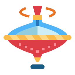 Spinning top icon