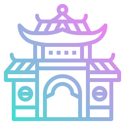 Chinese temple icon