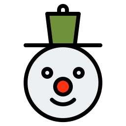 Christmas ball icon