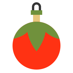 bola de navidad icono