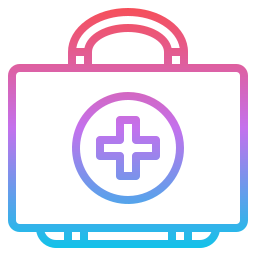 Medical kit icon