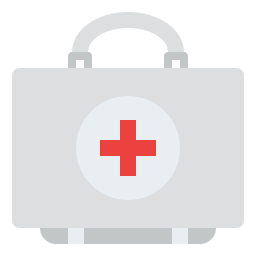 Medical kit icon