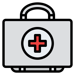 Medical kit icon