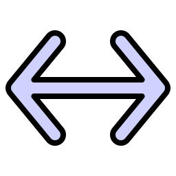 verticaal formaat wijzigen icoon