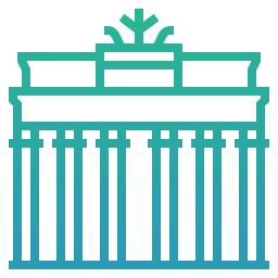 Brandenburg gate icon