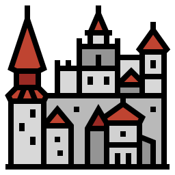 zamek w branach ikona