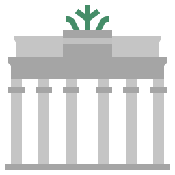 Brandenburg gate icon