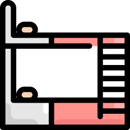 Двухъярусная кровать иконка
