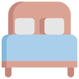 cama de casal Ícone