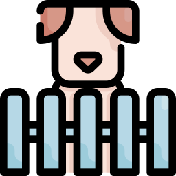 jaula para mascotas icono