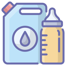 Milk bottle icon