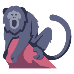 Howler monkey icon