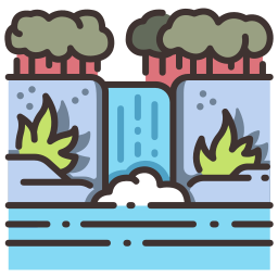 Waterfall icon