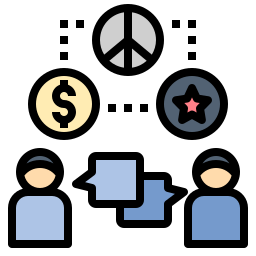 negociación icono