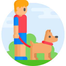 강아지를 산책시키다 icon