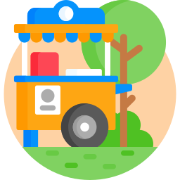 Food cart icon