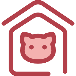 casa de mascotas icono