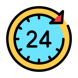 24 hours delivery icon