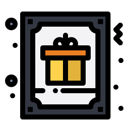 Greeting card icon