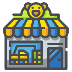 Toy shop icon