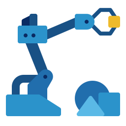 Robotic arm icon