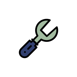 Wrench tool icon