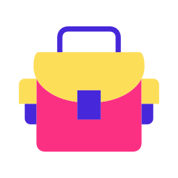 Travel bag icon