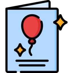 Birthday card icon