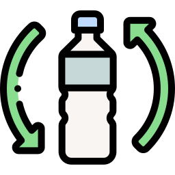 bouteille en plastique Icône