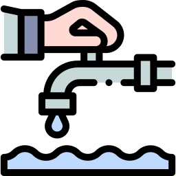el ahorro de agua icono
