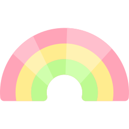 arco iris icono