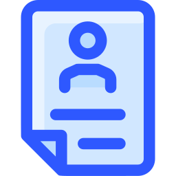 Resume and cv icon