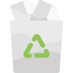 recipiente para reciclagem Ícone