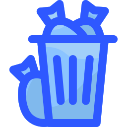 Waste bin icon