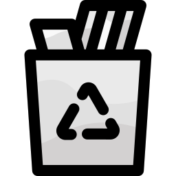 Контейнер для вторичной переработки иконка