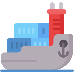 Cargo ship icon