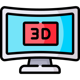 3d television icon