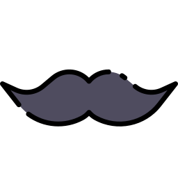 moustache Icône