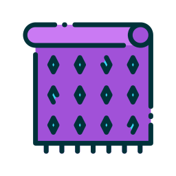 Decorative textile icon