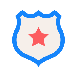 distintivo de polícia Ícone