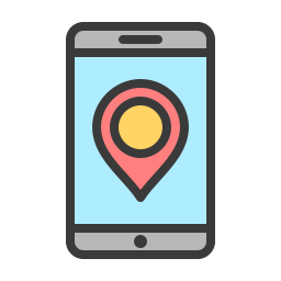 Mobile map icon
