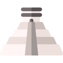 pirâmide de chichen itza Ícone