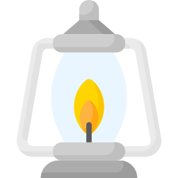 Kerosene lamp icon