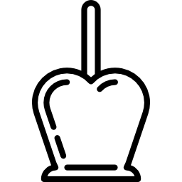 Caramelized apple icon